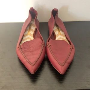 Nicholas Kirkwood 36.5 burgundy flats